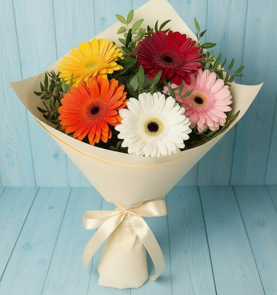 Букет цветов из: Герберы в Волчанске