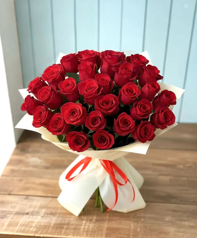 Букет 29 Красных роз в Волчанске