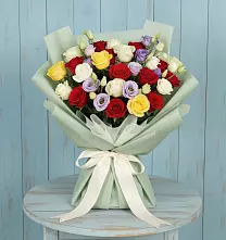 Букет цветов из:  Розы в Волчанске