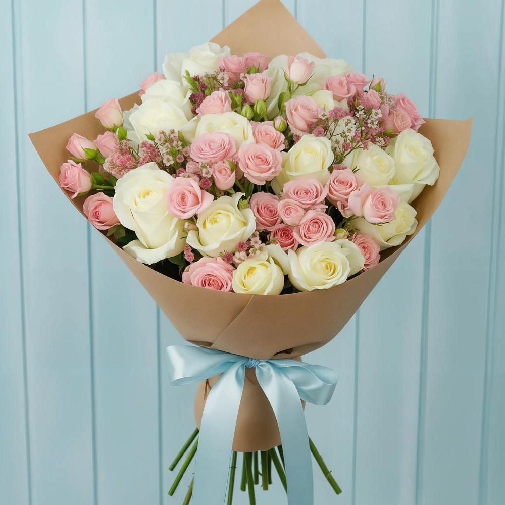 Букет цветов из: Розы в Волчанске