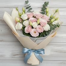 Букет цветов из:  Лизиантусы в Волчанске