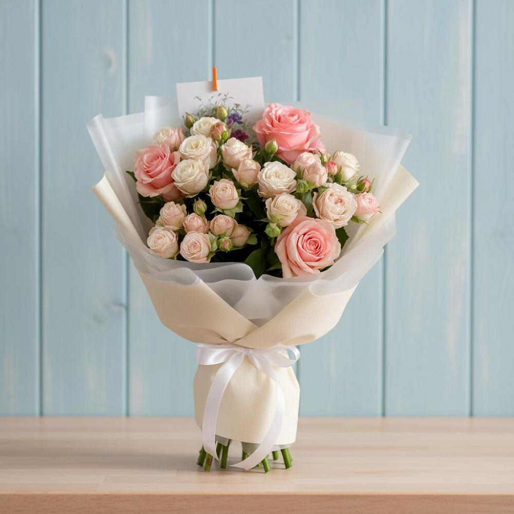 Букет цветов из: Розы в Волчанске