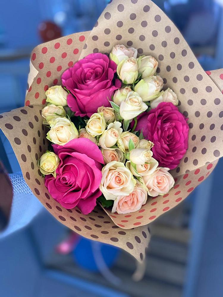 Букет цветов из: Розы в Волчанске