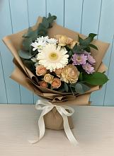 Букет цветов из:  Герберы и Хризантемы в Волчанске