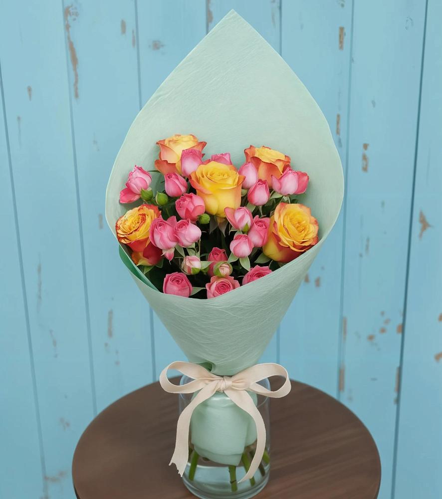 Букет цветов из: Розы в Волчанске