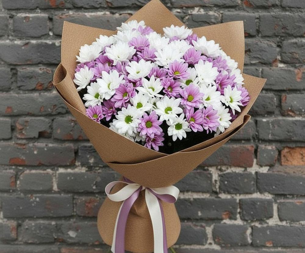 Букет цветов из: Хризантемы в Волчанске