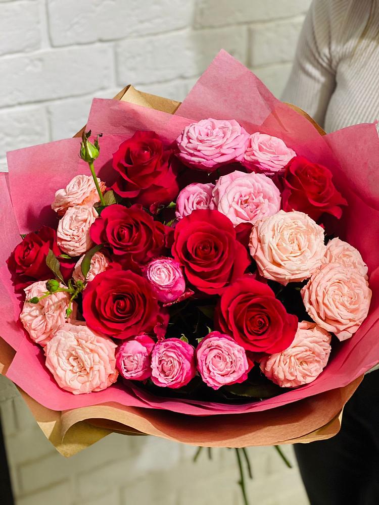 Букет цветов из: Розы в Волчанске