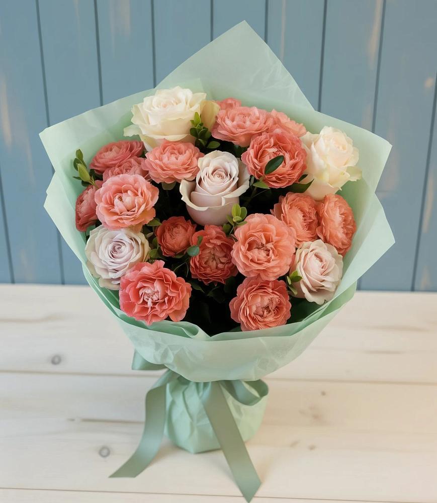 Букет цветов из: Розы в Волчанске