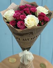 Букет цветов из:  Розы #REPLACE_PRED# Волчанске