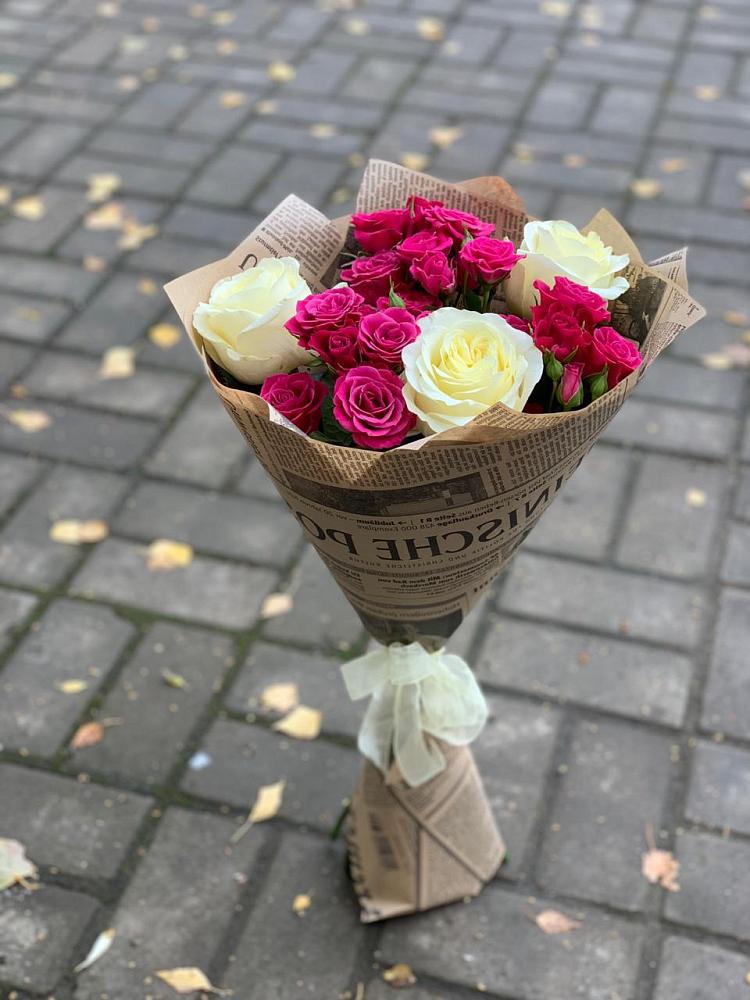 Букет цветов из: Розы в Волчанске