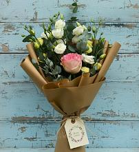 Букет цветов из:  Розы и Лизиантусы #REPLACE_PRED# Волчанске